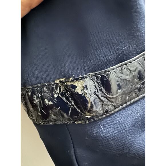 Armani Exchange Women's Sleeveless Dress - Blue - PRELOVED - Size 2 - Picture 7 of 7